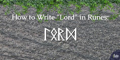 how to spell lord.